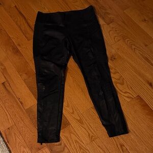 Athleta Delancey Black Moto Leggings